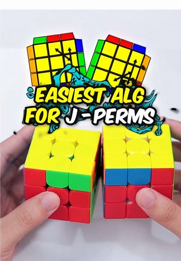 Easy JPerm algorithm PLL Fingertrick Cube used: @moyucube Superi Aolong and Weilong V9 WRM #speedcubing #cfop #rubikscubepatterns #f2l #fingertricks
