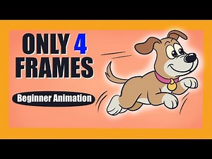 Draw a Running Animal in Just 4 Frames! Beginner Tutorial