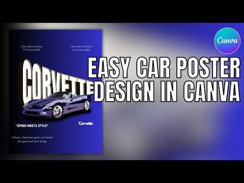 How to Design a Luxury Car Poster in Canva (Professional Tutorial)