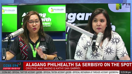 Samahan sina Cristine Mae Magno, acting Senior Manager ng Corporate Communication Department ng Philippine Health Insurance Corporation at Kathy San Gabriel sa programang Alagang PhilHealth sa Serbisyo on the Spot Para sa agarang sagot ng inyong katanungan, bisitahin ang PhilHealth Official Facebook Page: https://www.facebook.com/PhilHealthOfficial" | Philippine Health Insurance Corporation