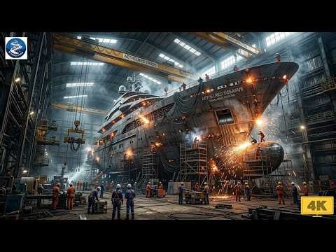 How $10 Million Luxury Yachts Are Built 😳 | Full Factory Process