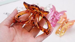 Watch big large butterfly hair clips claws clamps on Amazon Live