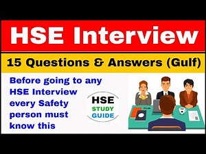 HSE Officer Interview Questions And Answers | Safety Officer Interview Questions For Fresher