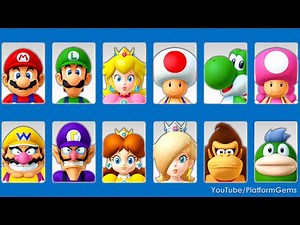 Mario Party 10 - All Characters