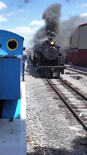 Thomas' Fireman high fives 90's Driver