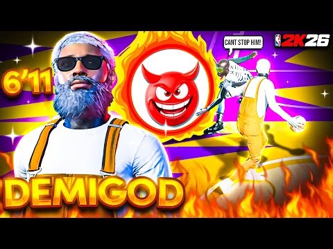This NEW SPEED GLITCH turned my 6’11 INTO A DEMIGOD ON NBA2K26 BEST 6’11 ISO BUILD
