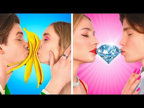 Giga Rich VS Rich VS Poor Couple || Awkward Dating Moments