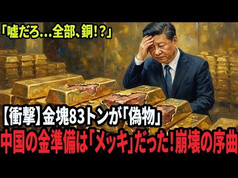 【衝撃】習近平の金は「偽物」だった… 83トン（4000億円）がただの銅。中国経済、崩壊の真実【外国人が見た日本】
