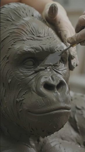 Hand Carving Cement Into Stunning Art