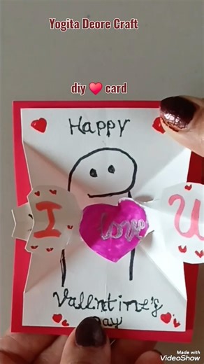 Valentines day card ideas for loved one #shorts #shortvideo