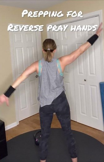 reverse prayer hands prep