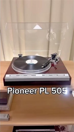 Pioneer PL 505 - fully automatic direct drive turntable 🎶 #shorts