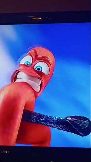 shark tale worm screaming