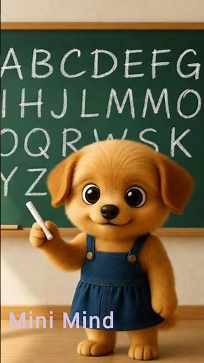 Cute Puppy Learns ABC — From Scolded to Perfect!🐶💙🐕‍🦺📚#cuteanimals #love #shortsfeed #viral #Shorts