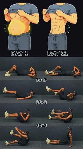 Best Abs Workout for Six-Pack: 30x3 Routine for Fat Loss