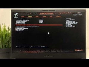 Gigabyte Aorus 15: How to View Network Card Info in BIOS