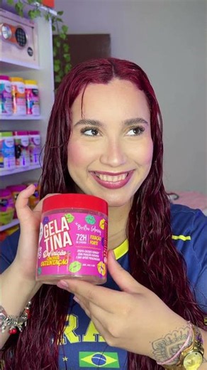 It's game day and @leticiafranss is already rocking her Cachos Ostentação! 💋🇧🇷 #salonline
