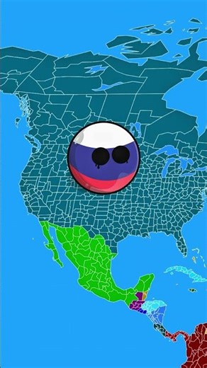 What if USA 🇺🇲 and Russia 🇷🇺 switch 🔄places 🤔🤫 #countryballs #nutshell