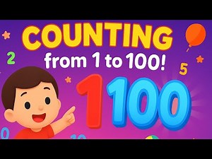 Learn Numbers from 1 to 100 in English 🧮 | Counting for Kids & Beginners