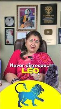 Never Disrespect a Leo ♌️ #drneetikaushik