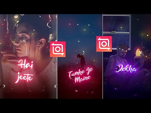 Glowing Text Lyrics Video Editing In Inshot Video Editor | Inshot Glow Lyrics Editing | Inshot App