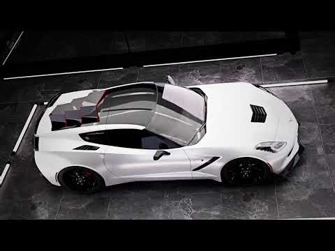 Corvette 3D Reveal | Blender Cloth Simulation & Sound Design