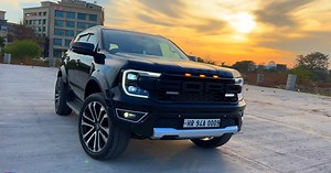 Ford Endeavour neatly modified with aftermarket body kit to look like the latest, new-gen model