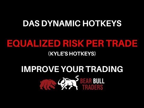 Important Hotkey for Day Traders: EQUALIZED RISK PER TRADE on DAS Trader Pro