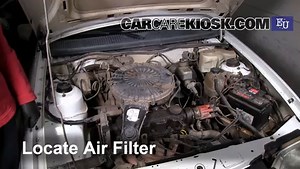 How to Change Engine Air Filter: 1990 Opel Kadett 1.4 i 1.4L 4 Cyl.