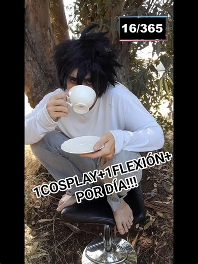 16/365 COSPLAY L DEATH NOTE #anime #COSPLAY #deathnote #L