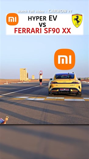 £50K 1,500hp Hyper EV vs Ferrari SF90 XX — DRAG RACE