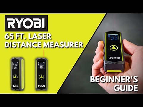 How to Use the RYOBI 65 ft. Laser Distance Measurer