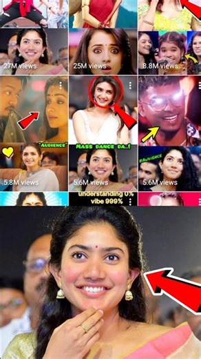 💢🤯"சாய் பல்லவி Stage-லயே ஆடுன" தரமான Dance performance🔥 #saipallavi #saipallavistatus