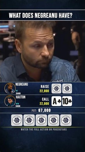 NEGREANU vs HAXTON ⚔️ #poker #pokerstrategy