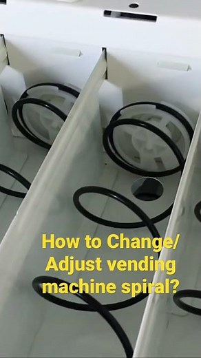 How to Change/Adjust vending machine spiral?