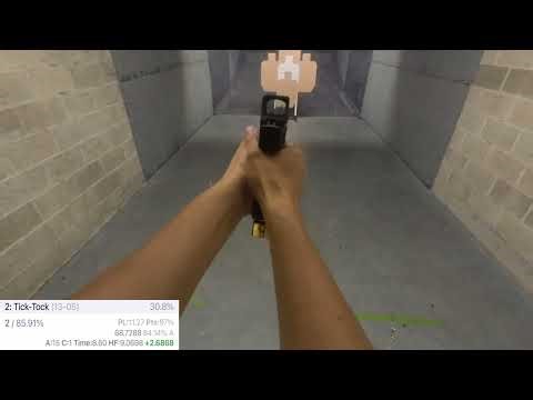 2025 USPSA Classifier 13-05 "Tick-Tock" [Almost M-Class Run]