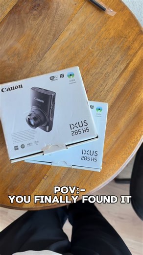 Digital cameras Egypt on Instagram: "💜 Canon IXUS 285 HS – Rare Color Drop! Yes, it’s finally here 😍 Compact, stylish & brand new never used ready to capture your favorite moments. 🔥 Limited stock & exclusive sale DM us now to order yours! #Digicamh #CanonIXUS #DigitalCamera #CameraSale #PhotographyVibes #ShootInStyle #VintageCamera"