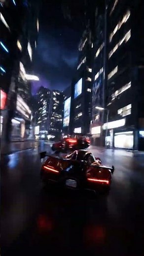 “Drone Pursuit 4K | Futuristic Street Racer Chase | High-Speed Cyberpunk Action” #4knature