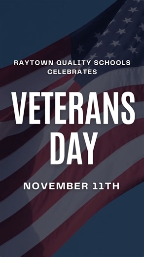 This past weekend, Raytown High School was honored to host the Salute to Veterans ceremony, welcoming the City of Raytown and our community to come together in gratitude and remembrance. The program began with a warm greeting from Raytown Quality Schools Superintendent, Dr. Penelope Martin-Knox, followed by a heartfelt tribute to those who have served and sacrificed for our nation. 🇺🇸 On behalf of RQS, we wish everyone a happy Veterans Day. We are deeply grateful to all who have served and pro