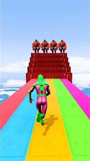 GTA 5 Epic Water Ragdolls | Spider-Man Jumps / Fails ep.15839 #shorts