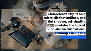 Vibrant Cel-Shaded Graphics Style