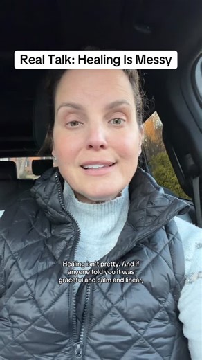 Melissa Divaris Thompson on Instagram: "Healing changed my dating life before it changed my relationship. I reached a point where my body could no longer tolerate emotional unavailability. And even after finding my partner, healing didn’t magically disappear. It got messier before it got clearer. Healing is not linear. You move forward, you slide back, you grieve people you outgrow, and sometimes it feels lonely. That loneliness is not failure. It is your nervous system learning a new standard.