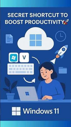 Secret Shortcut in Windows 11 to Boost Productivity #windows #boost #shortcut #microsoft #tutorial