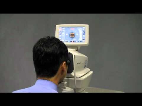 Topcon computerized tonometer CT-1 operation demo.mov