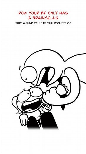 Why Would You Eat The Wrapper? 😠 (Animation Meme) #shorts