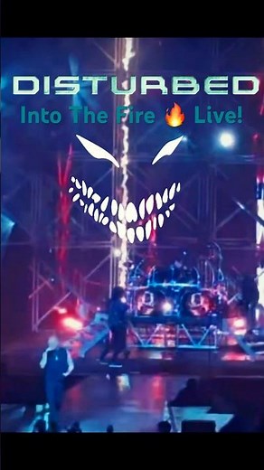 Disturbed – Inside the Fire Live 2025 | Sickness 25th Anniversary Tour 4k #disturbed #music #shorts