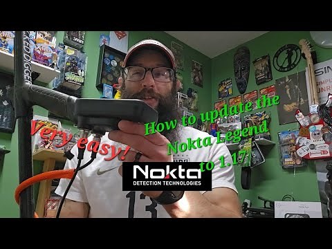 How to Update your Nokta Legend to version 1.17