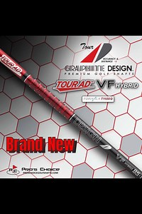 The Tour AD VF Hybrid is designed with the same performance characteristics as the Tour AD VF Wood shafts to promote a low/mid trajectory with lower ball spin rates. The bend profile of the Tour AD VF Hybrid is Firm in the butt section, Stiff in the center section and has a Very Stiff tip. The Tour AD VF Hybrid shafts also utilizes the TORAYCA® T1100G carbon-fiber material technology in the tip section of the shaft for unrivaled shaft stability and precise ball control without the loss of the ex