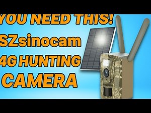 SZSINOCAM 4G Solar Trail Camera Review – Live 24/7, Night Vision & Motion Detection!