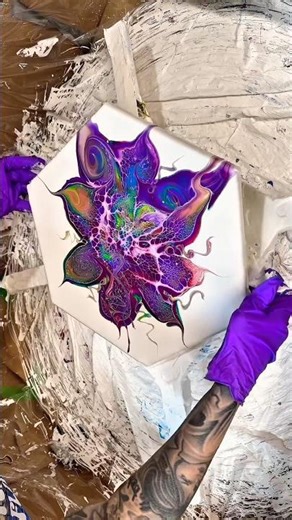 Check out the creation of this Rainbow piece! 🌈🥰